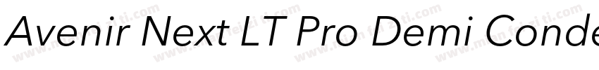 Avenir Next LT Pro Demi Condensed字体转换